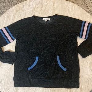 Pink Rose pocket sweater